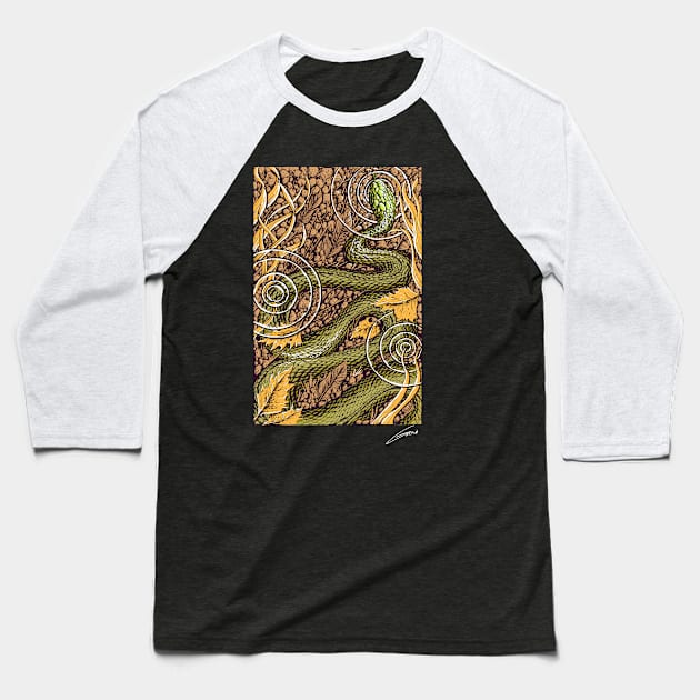 SNAKE POOL Baseball T-Shirt by iqbalgarint